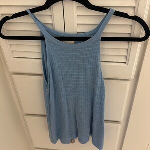 Casual blue summer tank